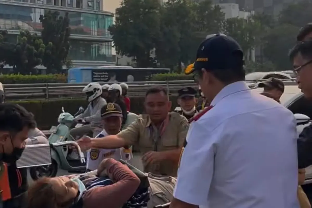 Kecelakaan Beruntun di MT Haryono Pancoran, 4 Pengendara Motor Terluka