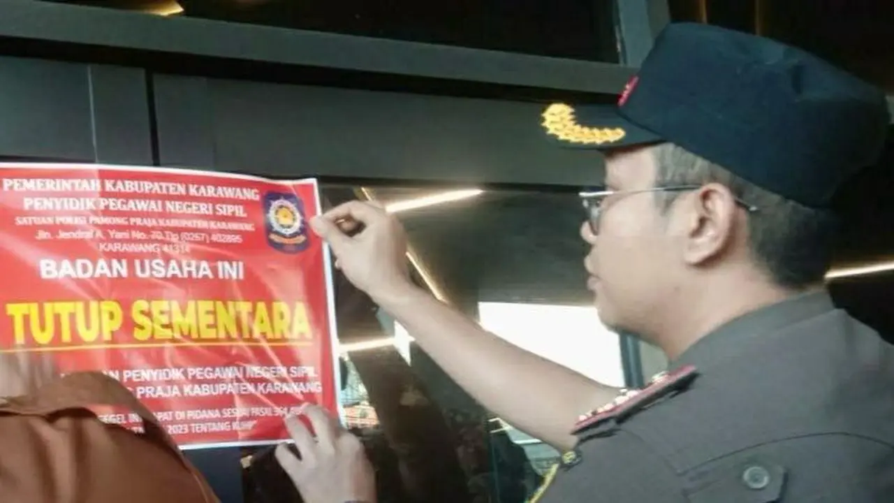Viral Dugaan Pesta di THM Karawang, Theatre Night Mart Disegel Sementara