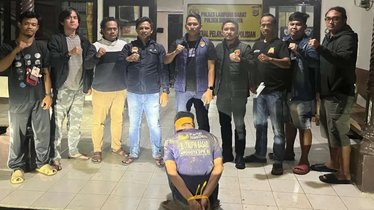 Drama Pelarian di Bawah Jurang Kandas: Sembunyi Seharian di Rawa-Rawa, DPO Curanmor Lampung Barat Akhirnya Meringkuk di Bui