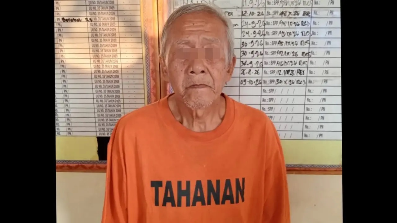 Lansia 75 Tahun di Lampung Selatan Ditangkap, Diduga Berulang Kali Setubuhi Perempuan Disabilitas