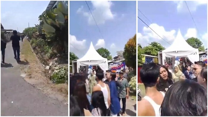 Polisi Dilempari Batu Saat Tangkap DPO Begal di Acara Pernikahan Lampung Tengah