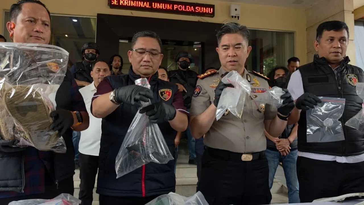 Polda Sumut Tangkap Dua Tersangka Penembakan Anggota Pemuda Pancasila di Tanjung Morawa